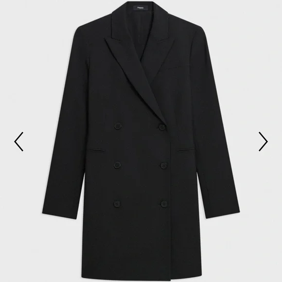 Theory blazer dress in stretch wool - Picture 2 of 9
